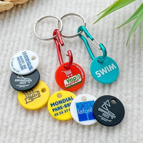 Plastic Shopping Trolley Token
