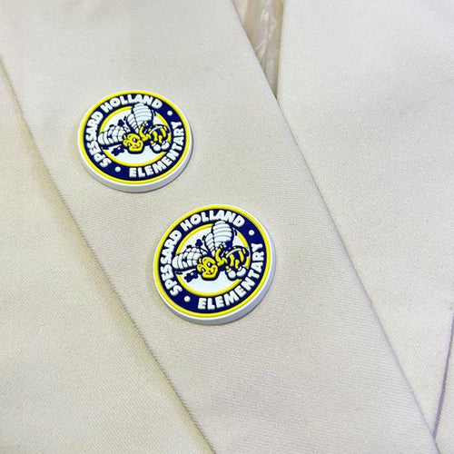 Custom 3D Die-Cut Soft PVC Rubber Lapel Pin (Badge) – Free Proof & Quote