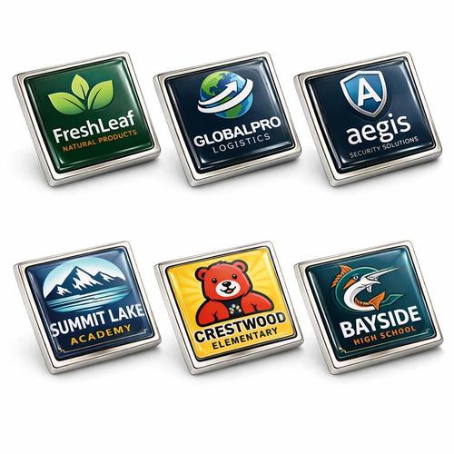 Custom Full Color Domed Metal Lapel Pins – Free Proof & Quote