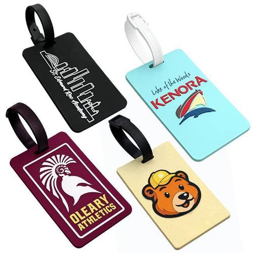 Custom PVC Rubber Luggage Tag – Free Design Proof & Quote