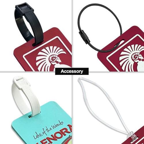 Custom PVC Rubber Luggage Tag – Free Design Proof & Quote