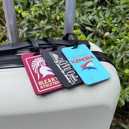 Custom PVC Rubber Luggage Tag – Free Design Proof & Quote