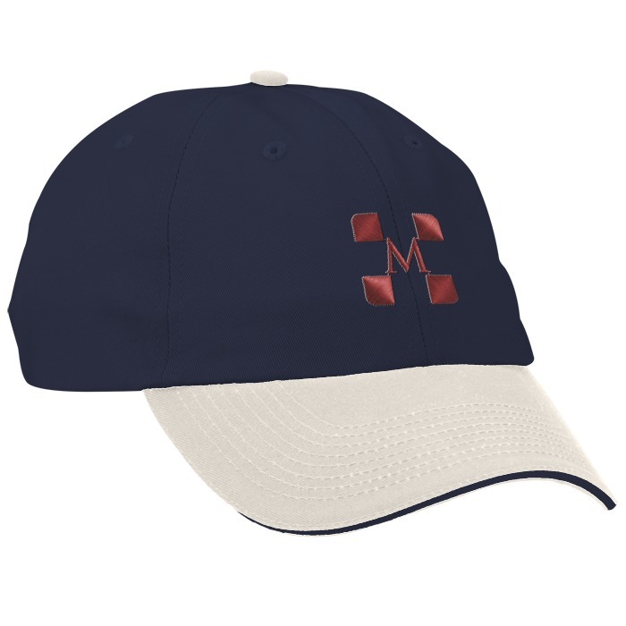 Custom Brushed Cotton Twill Sandwich Cap - Two Tone