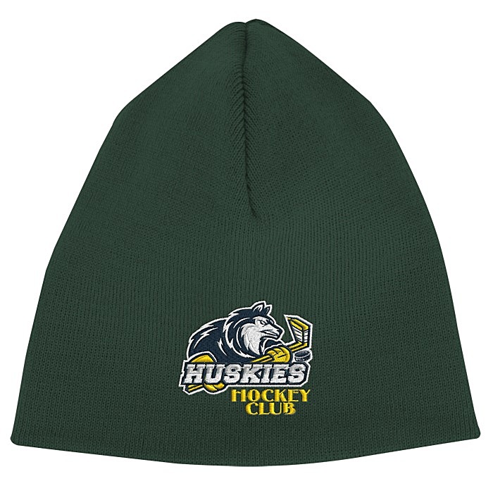 Custom Fine-Knit Solid Beanie