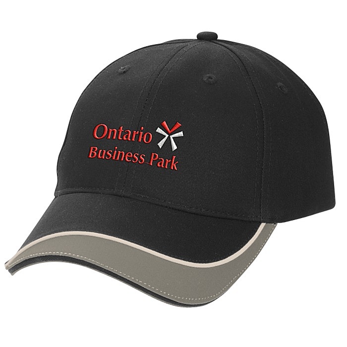 Custom Stream Piping Cap - Black