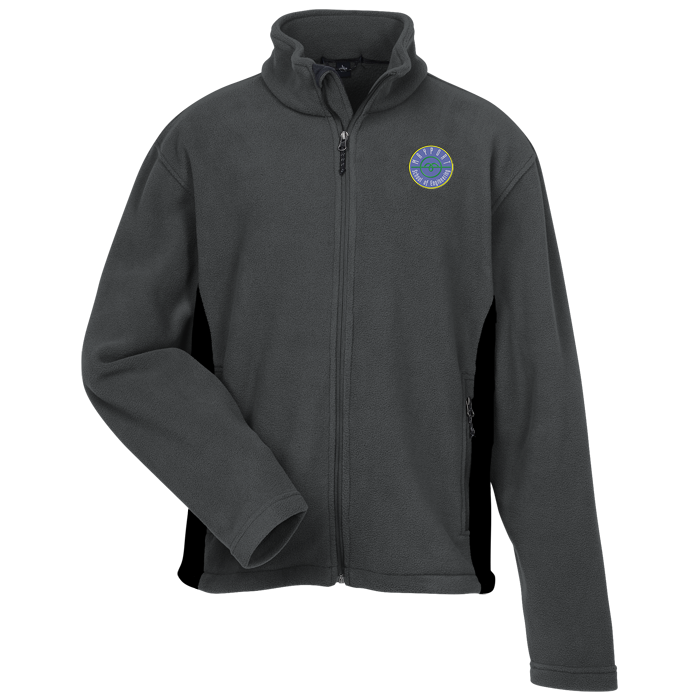 Custom Crossland Colourblock Fleece Jacket - Men's - 24 hr