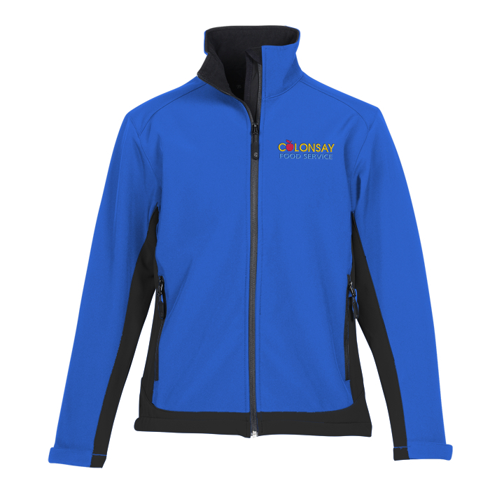 Custom Concord Colourblock Soft Shell Jacket - Men's