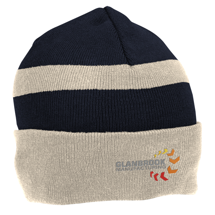 Custom Two-Tone Cuffed Toque