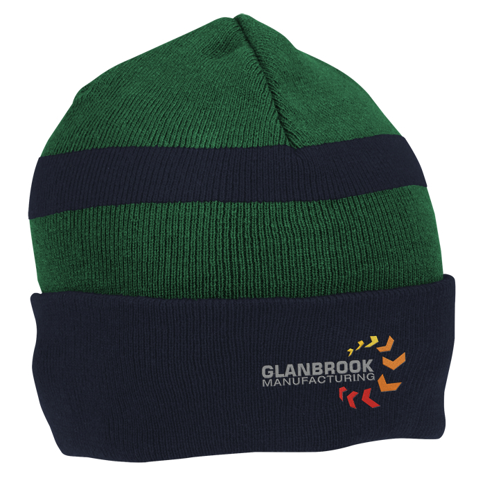 Custom Two-Tone Cuffed Toque