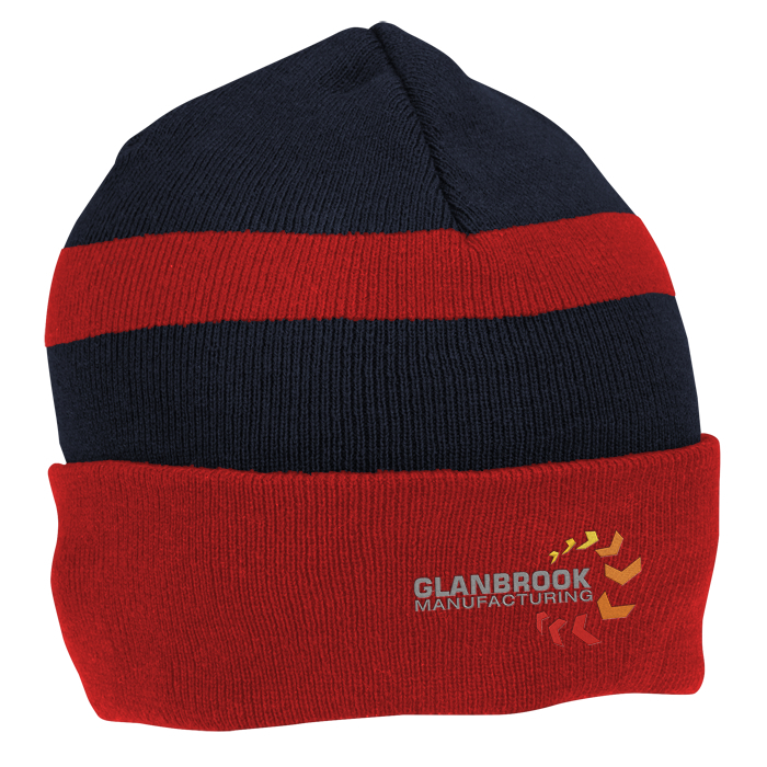 Custom Two-Tone Cuffed Toque - 24 hr