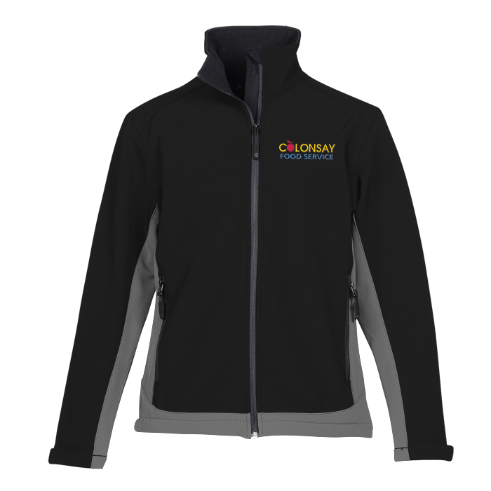 Custom Concord Colourblock Soft Shell Jacket - Men's - 24 hr