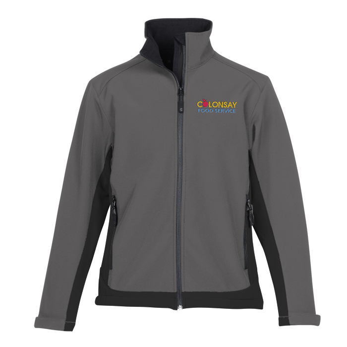 Custom Concord Colourblock Soft Shell Jacket - Men's - 24 hr