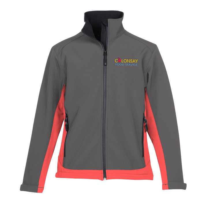 Custom Concord Colourblock Soft Shell Jacket - Men's - 24 hr
