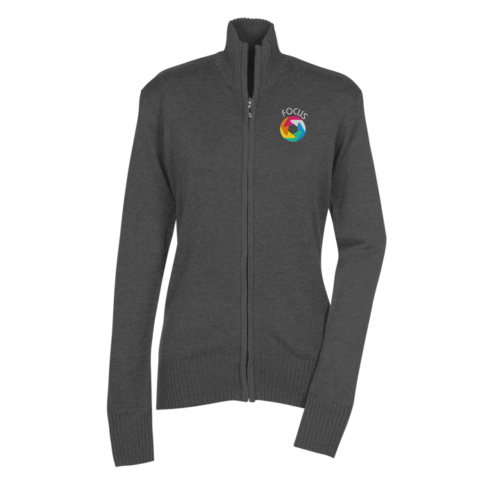Custom Alpine Full-Zip Sweater - Ladies' - 24 hr