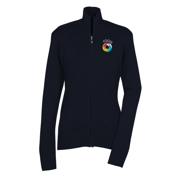 Custom Alpine Full-Zip Sweater - Ladies' - 24 hr