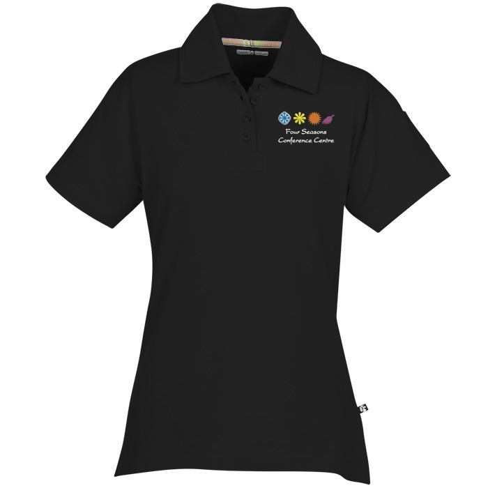 Custom Ringspun Combed Cotton Jersey Polo - Ladies' - 24 hr