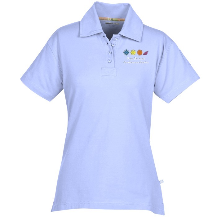 Custom Ringspun Combed Cotton Jersey Polo - Ladies' - 24 hr
