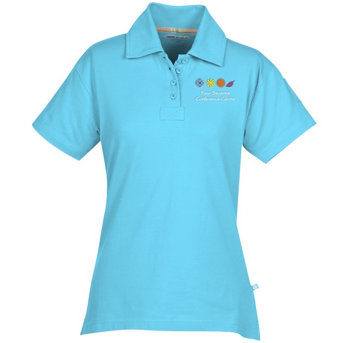 Custom Ringspun Combed Cotton Jersey Polo - Ladies' - 24 hr