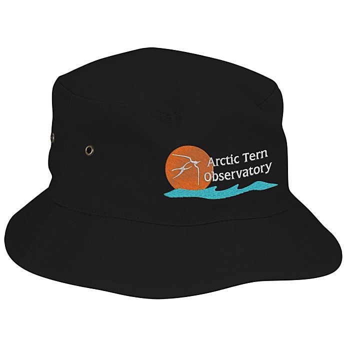 Custom Brushed Cotton Twill Bucket Hat - 24 hr