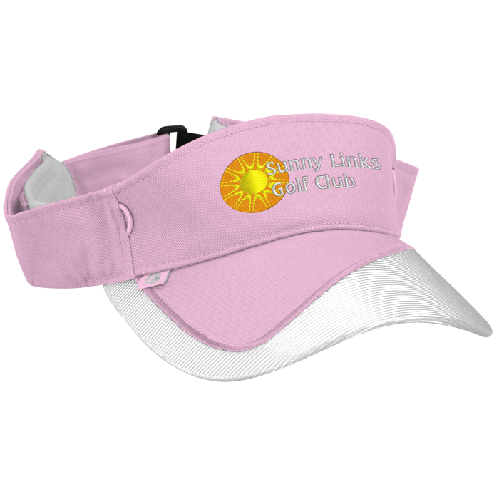 Custom Fairway Wicking Golf Visor with Tee Holder - 24 hr