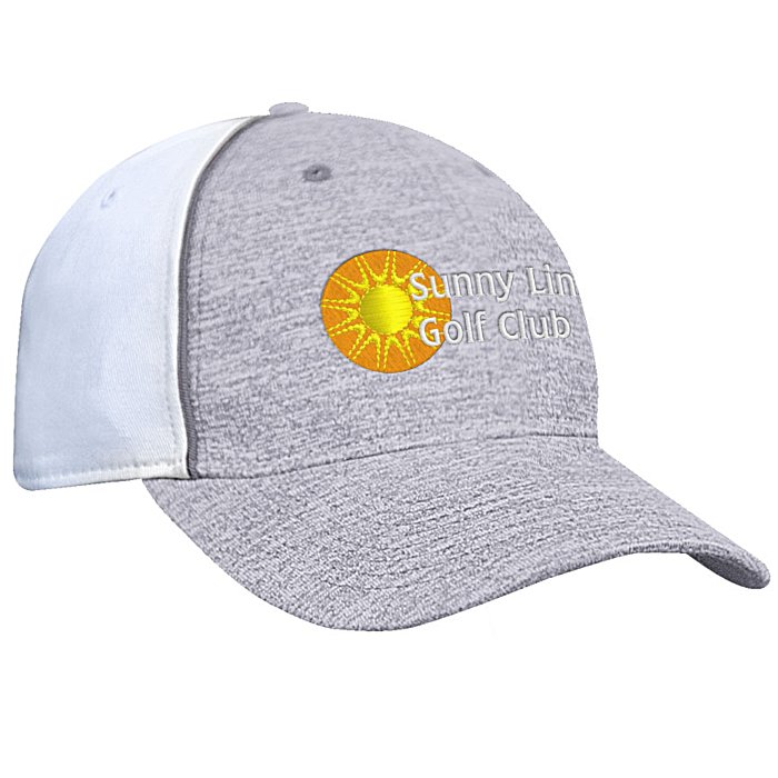 Custom Melange Front Jersey Cap - 24 hr