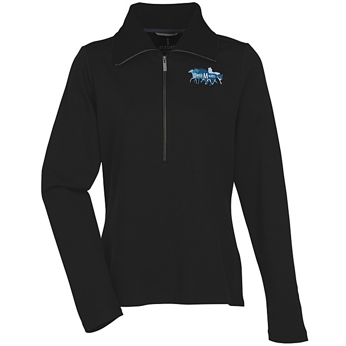 Custom Stratton Wool Blend 1/2-Zip Knit Pullover - Ladies'