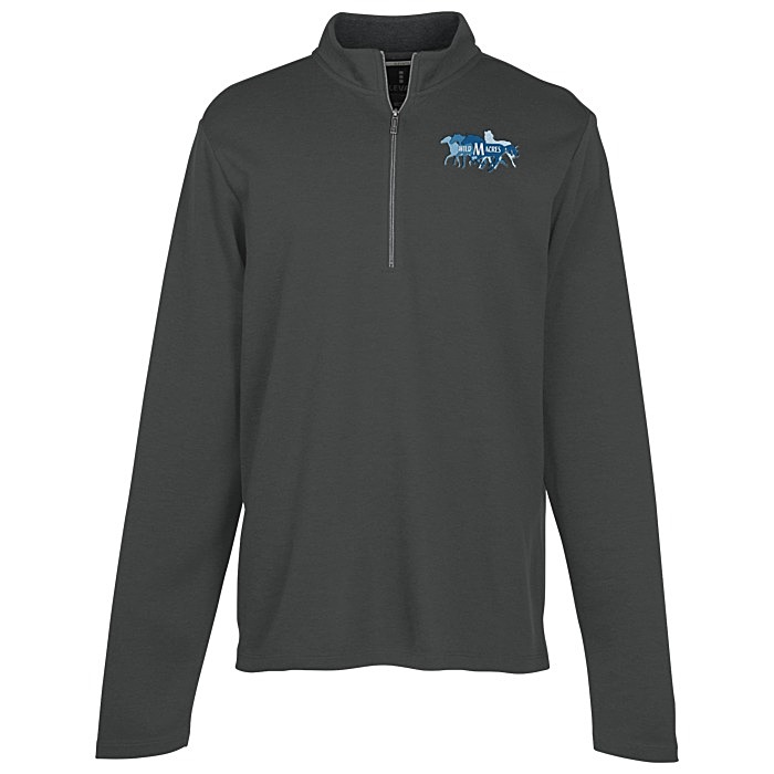 Custom Stratton Wool Blend 1/4-Zip Knit Pullover - Men's