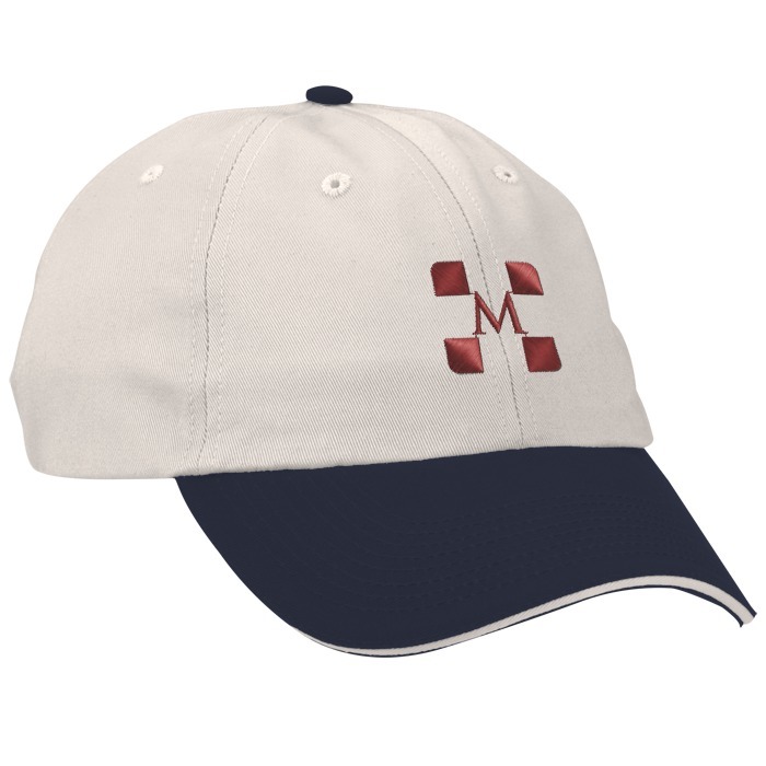 Custom Brushed Cotton Twill Sandwich Cap - Two Tone - 24 hr