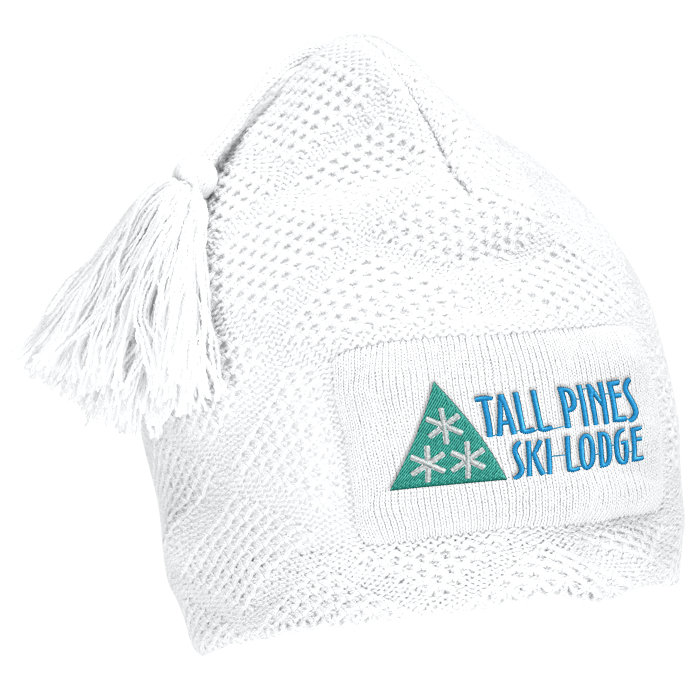 Custom Diamond Knit Pom-Pom Beanie - 24 hr