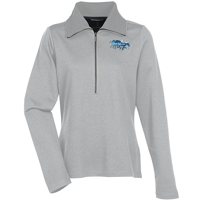 Custom Stratton Wool Blend 1/2-Zip Knit Pullover - Ladies' - 24 hr