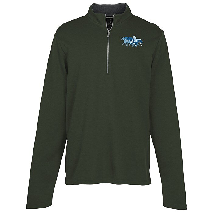 Custom Stratton Wool Blend 1/4-Zip Knit Pullover - Men's - 24 hr