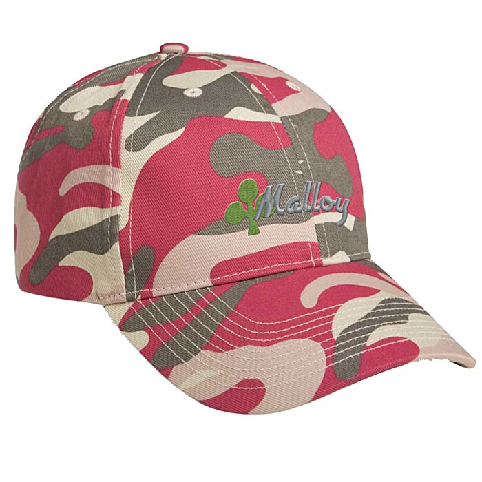 Custom Camouflage Cotton Twill Cap - 24 hr
