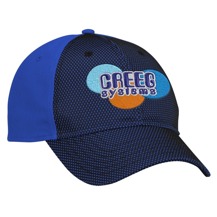 Custom Premium Cotton Twill with Front Mesh Overlay Cap