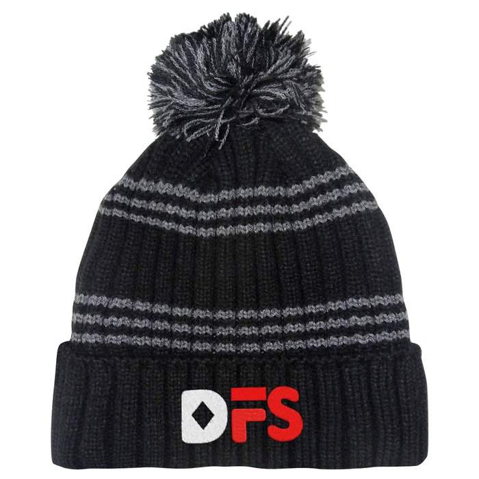 Custom Multi-Stripe Rib Knit Beanie - 24 hr