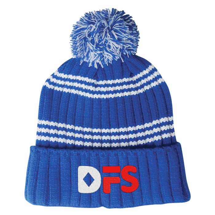 Custom Multi-Stripe Rib Knit Beanie - 24 hr