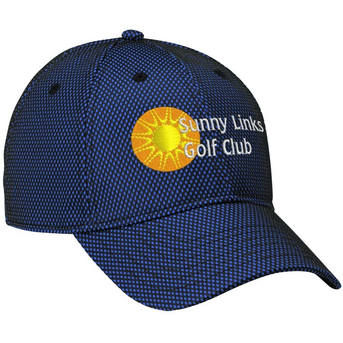 Custom Premium Cotton Twill with Mesh Overlay Cap - 24 hr