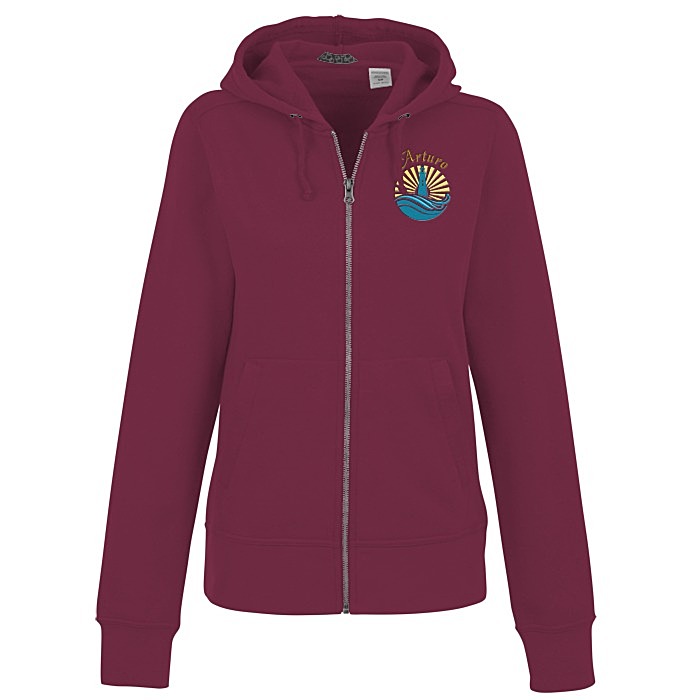 Custom Cypress Full-Zip Hoodie - Ladies'