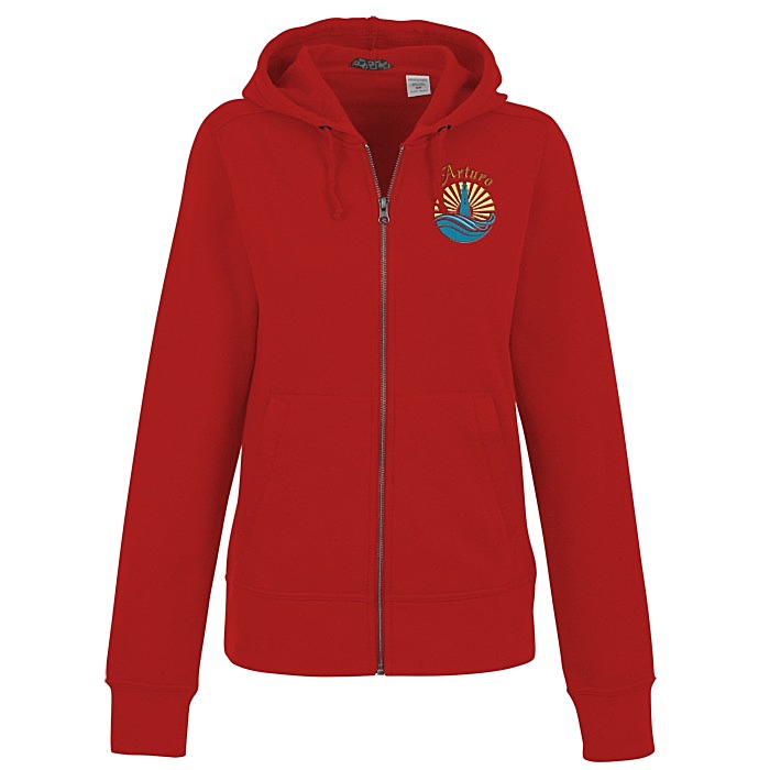 Custom Cypress Full-Zip Hoodie - Ladies' - 24 hr