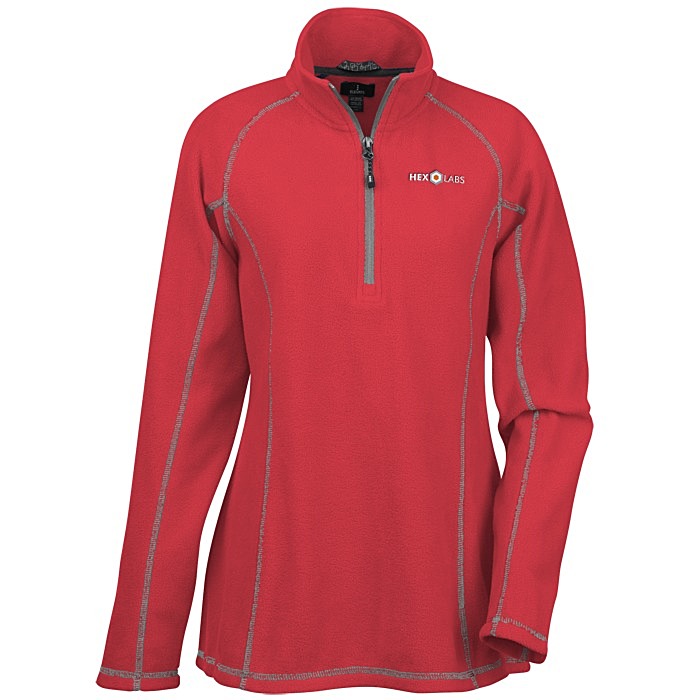 Custom Rixford 1/2-Zip Pullover Microfleece - Ladies' - 24 hr