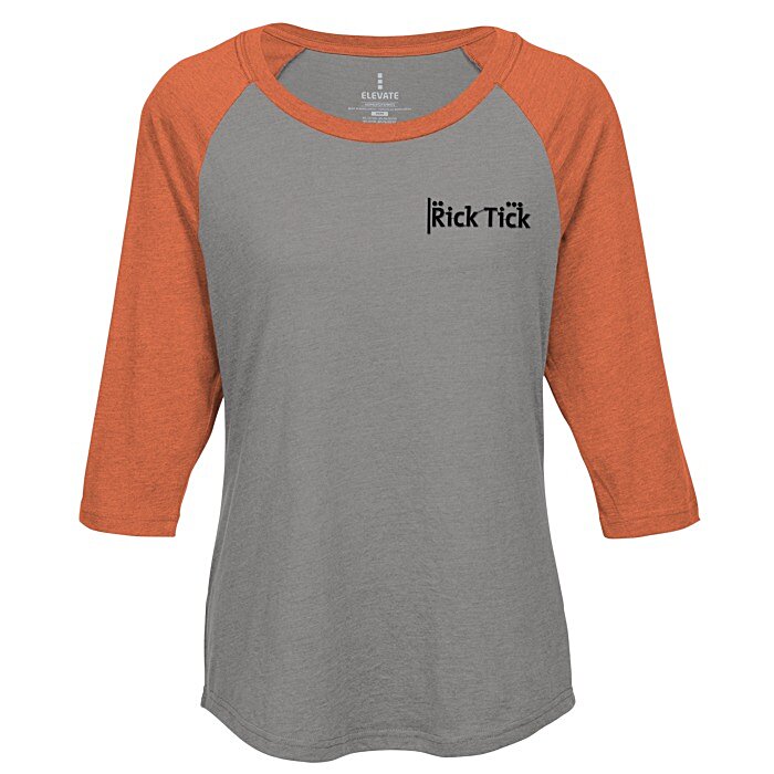 Custom Dakota 3/4 Sleeve Baseball Tee - Ladies'
