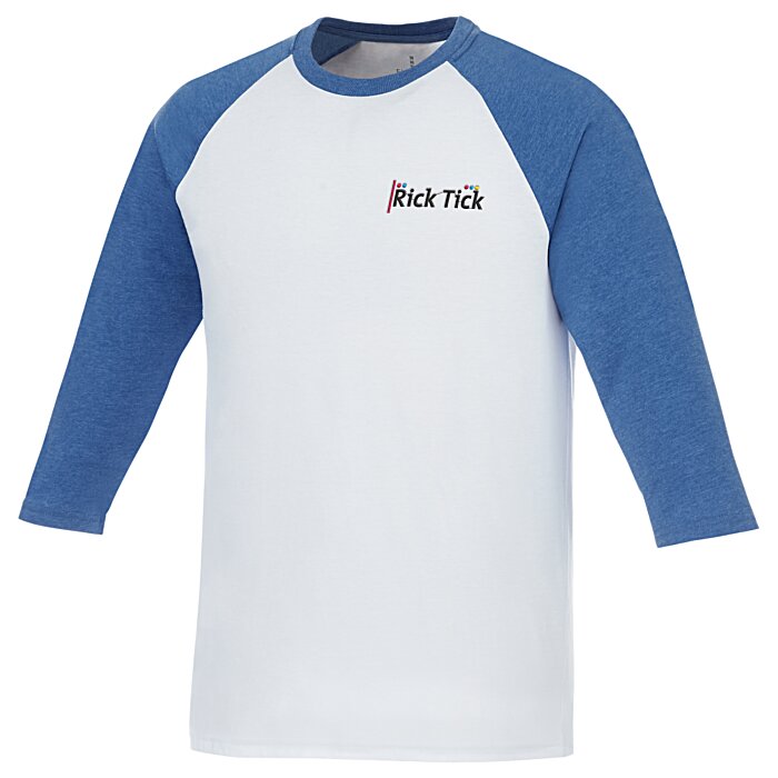 Custom Dakota 3/4 Sleeve Baseball Tee - Men's - 24 hr