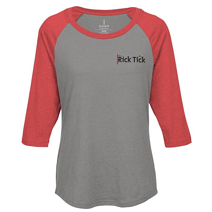 Custom Dakota 3/4 Sleeve Baseball Tee - Ladies' - 24 hr