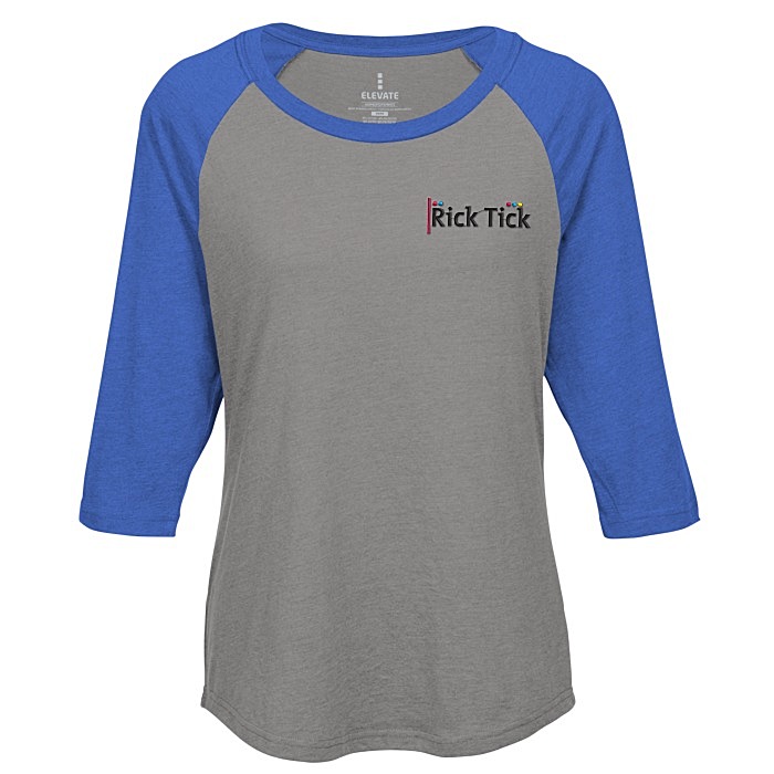 Custom Dakota 3/4 Sleeve Baseball Tee - Ladies' - 24 hr