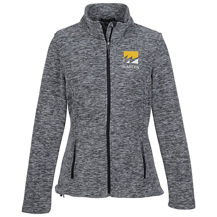 Custom Crossland Heather Fleece Jacket - Ladies'
