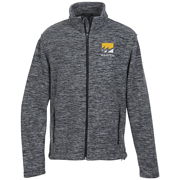 Custom Crossland Heather Fleece Jacket - Men's - 24 hr