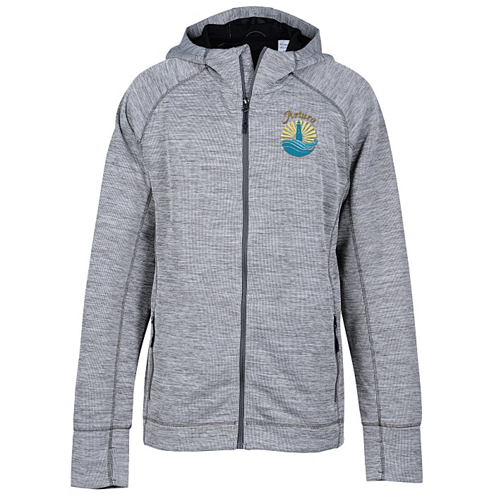 Custom Odell Heather Knit Hooded Jacket - Men's