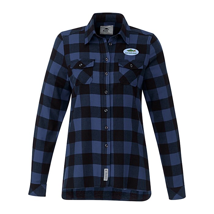 Custom Roots73 Sprucelake Flannel Plaid Shirt - Ladies'