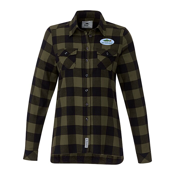 Custom Roots73 Sprucelake Flannel Plaid Shirt - Ladies' - 24 hr