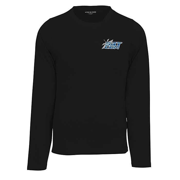 Custom Heavyweight Ringspun Cotton LS T-Shirt - Embroidered - 24 hr