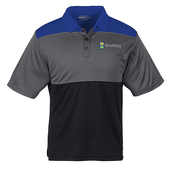 Custom Buffalo Colourblock Performance Polo - Men's - 24 hr